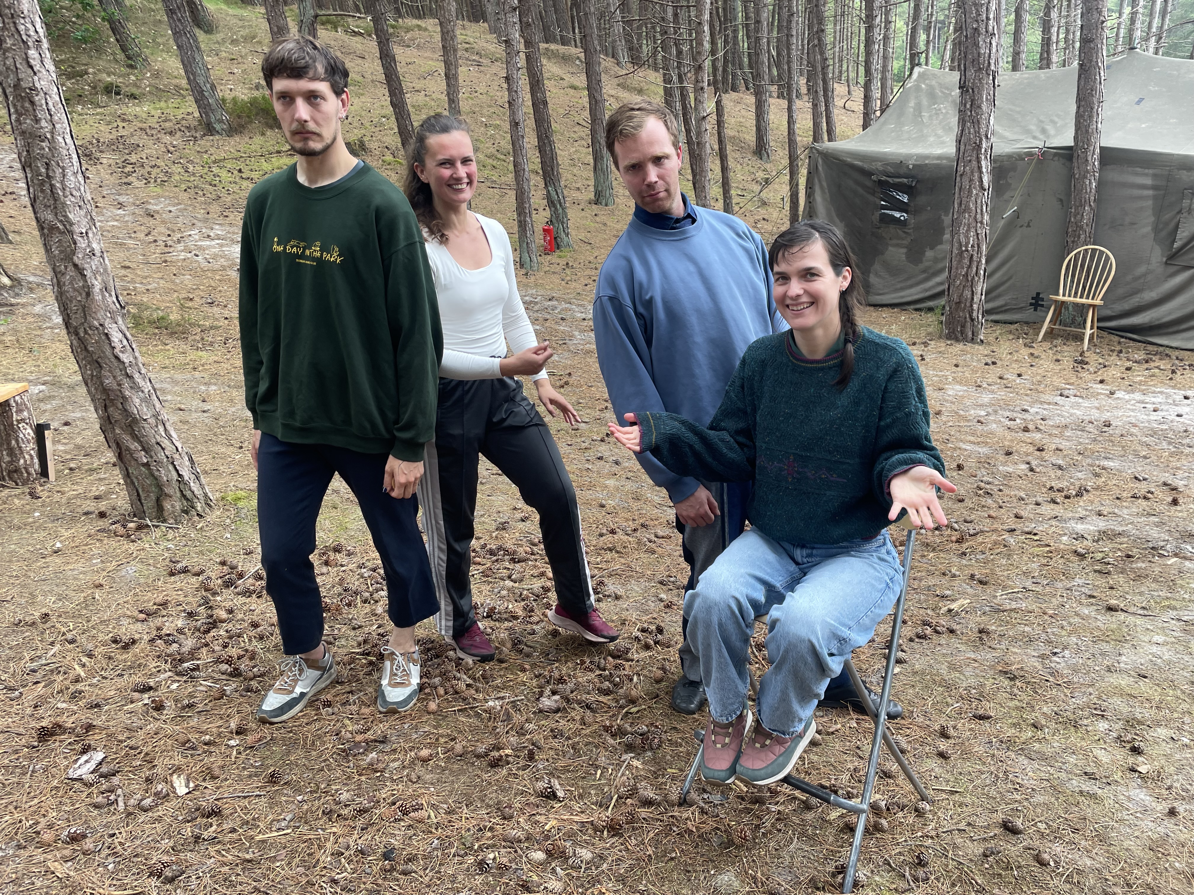Pieter Visser, Anna Emilie Pedersen, Harm van der Laan en Maartje Bonerius 